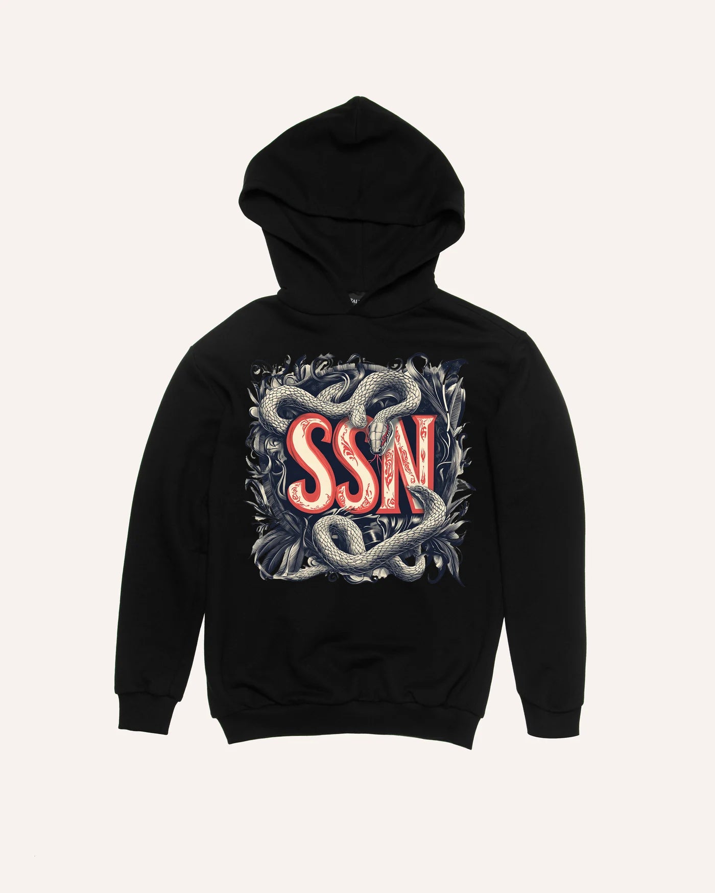 COILED SSN HOODIE — BLACK SSN’25 — Emblem Edition