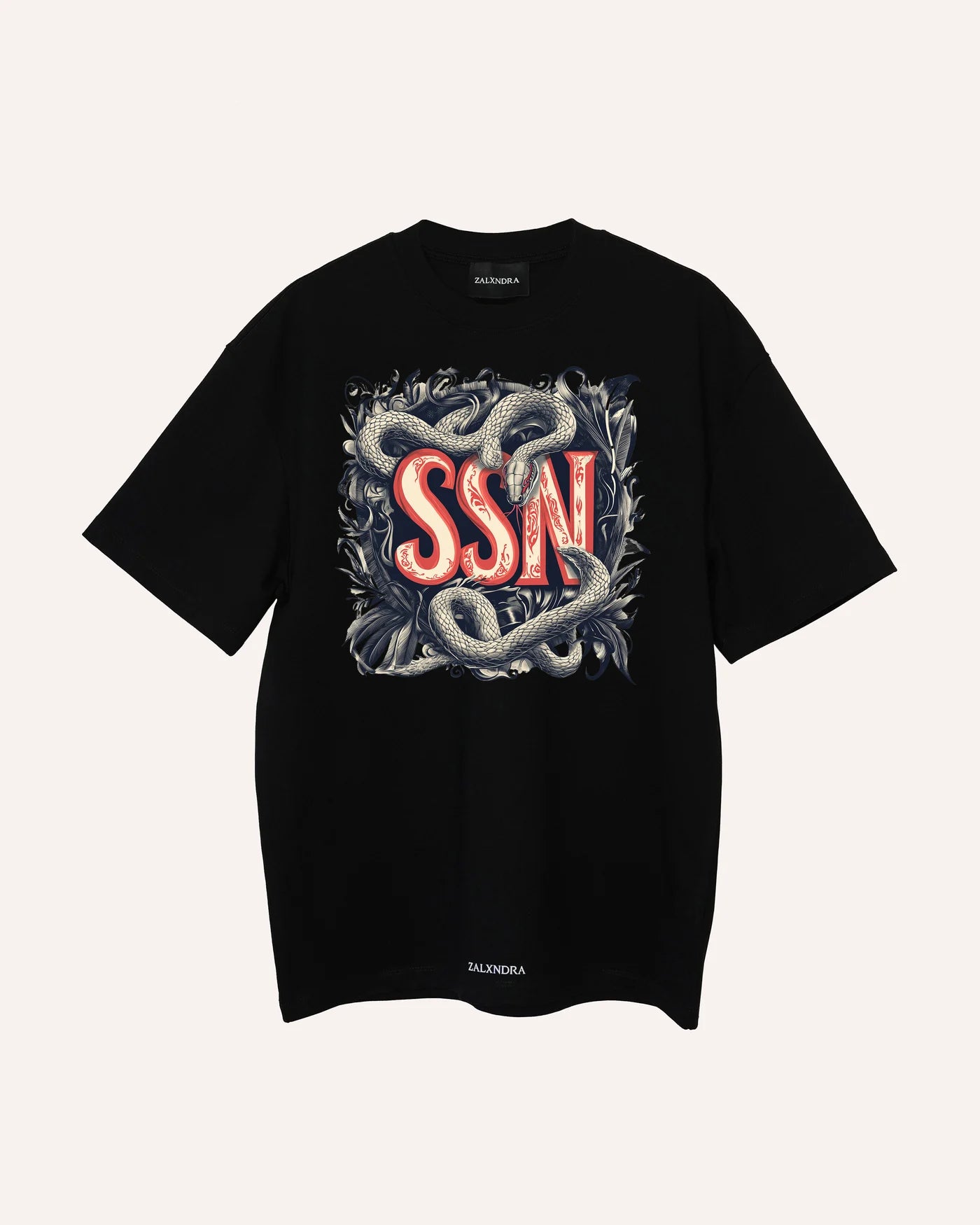 COILED SSN TEE — BLACK SSN’25 — Emblem Edition